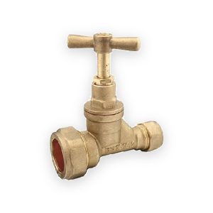 25mm MDPE x 22mm Stop Tap
