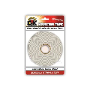 2673 OX Heavy Duty Double Sided Tape 24mm X5m
