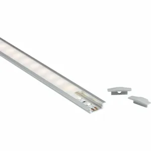 2m Aluminium Profile - Recessed Mount
