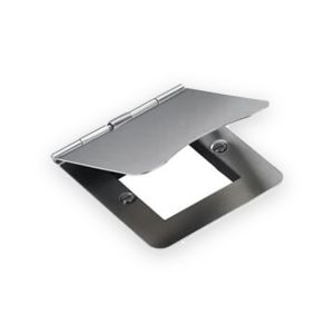 2G Modular Floor Plate - Brushed Chrome