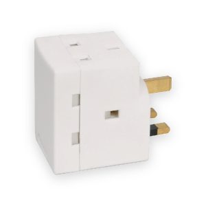 3 Way UK Mains Adaptor