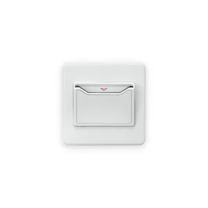 32A 1G Key Card Switch - Matt White