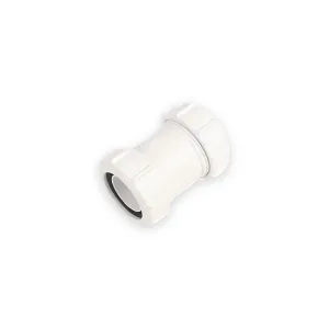 Aquaflow 32mm Multiplex Straight Connector White