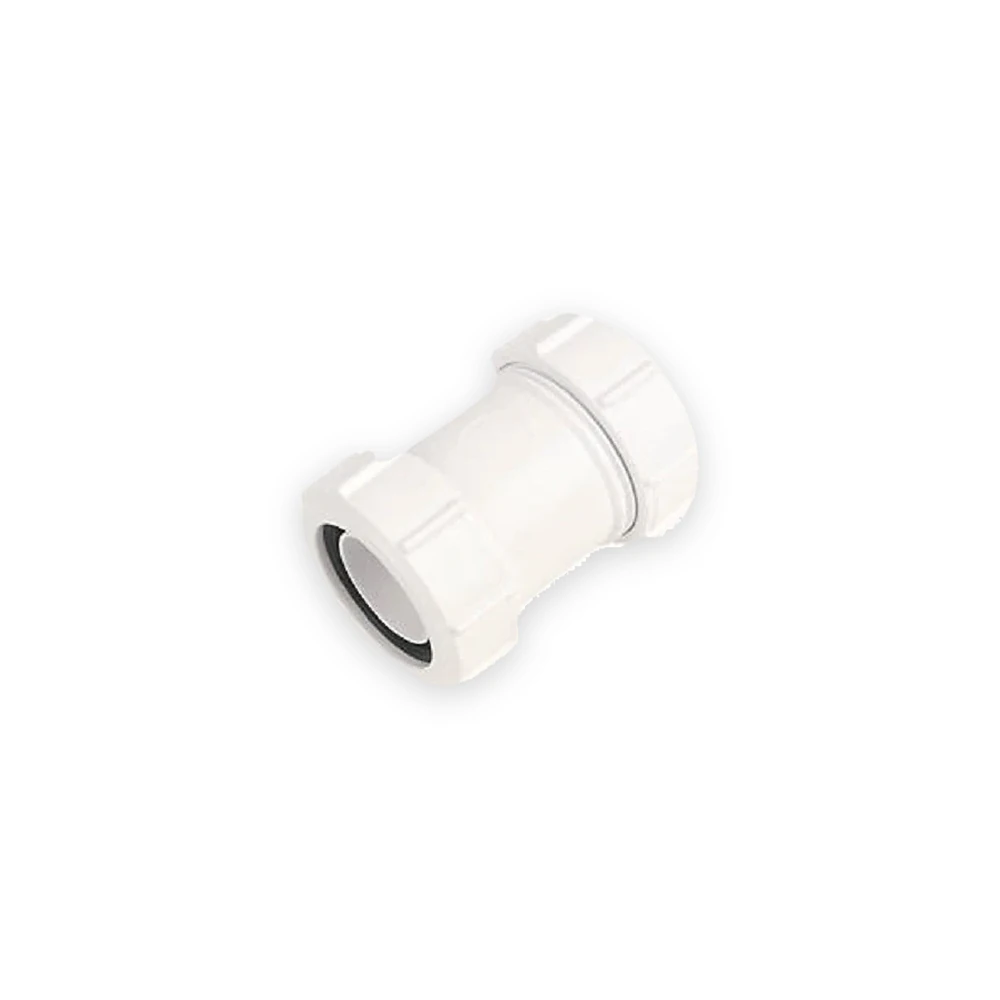 Aquaflow 32mm Multiplex Straight Connector White Aquaflow 32mm Multiplex Straight Connector White