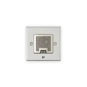 3W RMS Bluetooth Speaker Outlet - Brushed Chrome