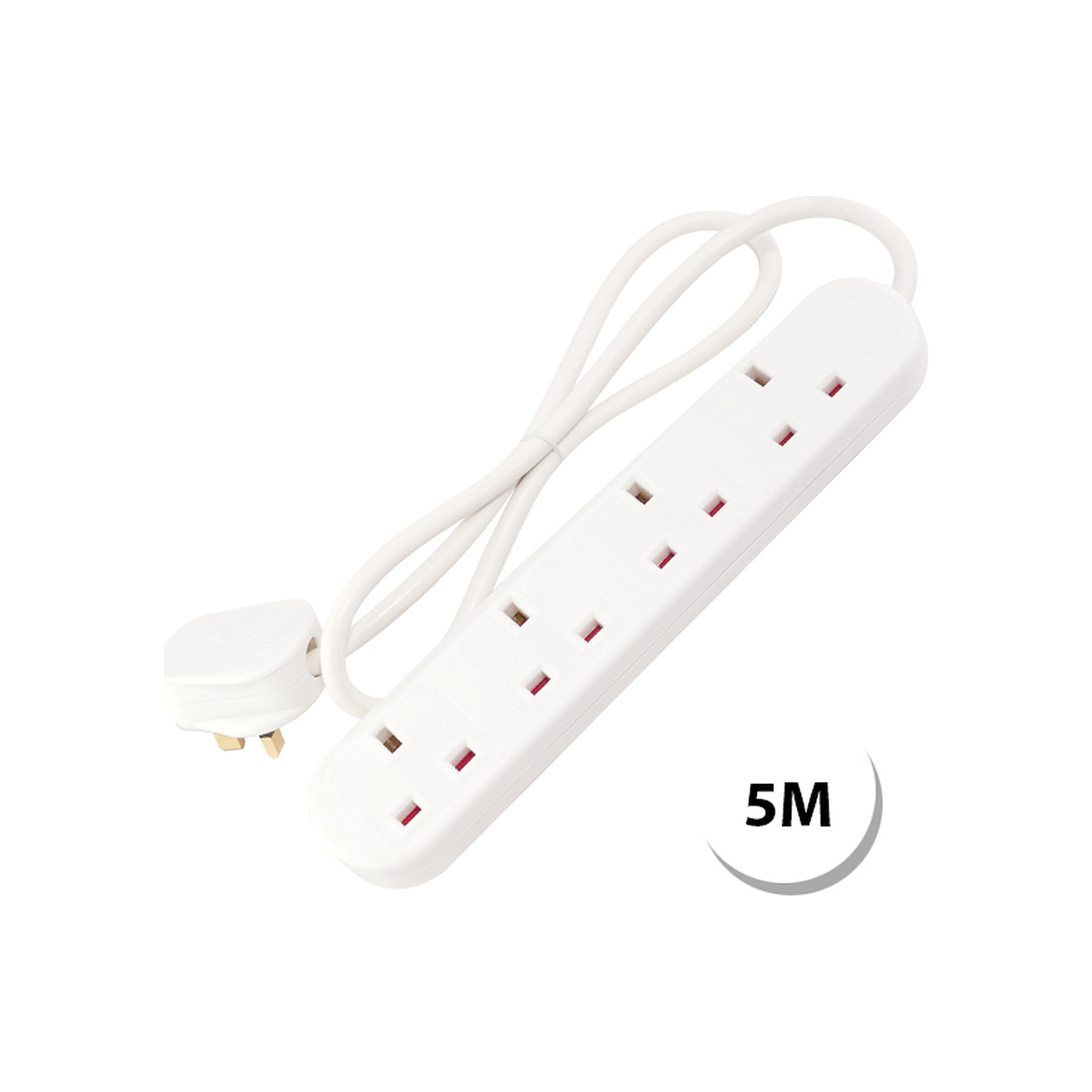 4-gang-13-amp-round-edged-extension-lead-5-metre-8798-13-5m-gallery-01 4 Gang 13 Amp Round Edged Extension Lead – 5 Metre