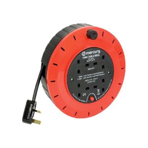 4-Gang Extension Reel with Thermal Cut Out 10.0m