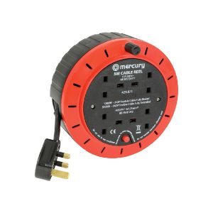 4-Gang Extension Reel with Thermal Cut Out 5.0m