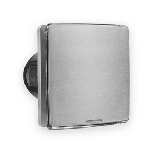 4 Inch Decorative Extractor Fan With Timer- Stainless Steel