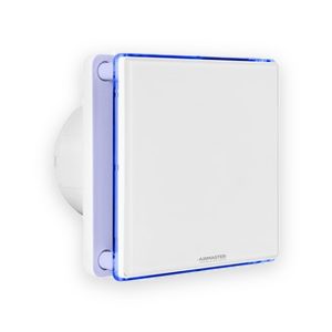 4 inch Decorative Extractor Fan with White Glass and Timer