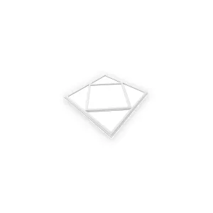 40W Double Square Borderline LED Panel 60 X 60 4000 Lumens 4000K