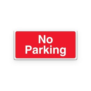 4124 JL Tin Plate " NO PARKING" Sign