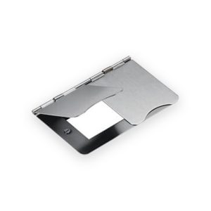 4G Modular Floor Plate - Brushed Chrome