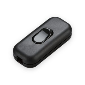 6A DP Inline Cord Switch - Black
