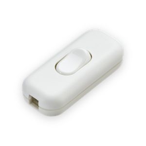 6A DP Inline Cord Switch - White