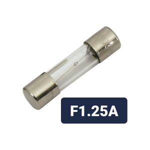 787.261UK Fuses 5 x 20mm Quick Blow 1.25A