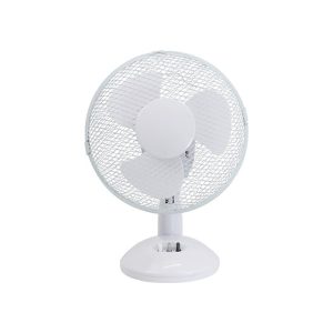 9" 2 Speed Desk Fan 22W (White)