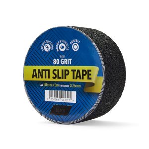 C Tie 80 Grit Anti Slip Tape 50mm X 5m X 0.76mm Black