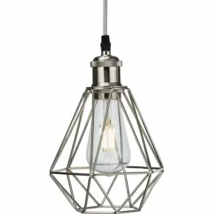 Pendant Cage - Brushed Chrome