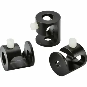 Pendant Ceiling Hooks - Matt Black – Pack of 3