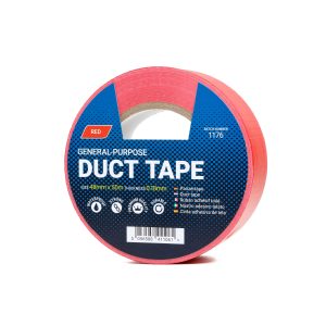 C Tie Duct Tape 48mm X 50m X 0.18mm Red