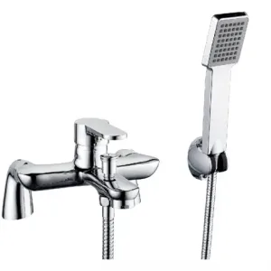 Euro-Bathrooms ECO Single Lever Deck Mounted Bath Shower Mixer With Kit