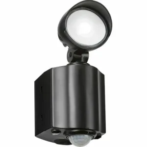 230V IP55 LED Security Spotlight - Black
