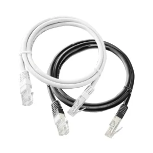 System Q RJ45 Straight Patch Leads White- 2m