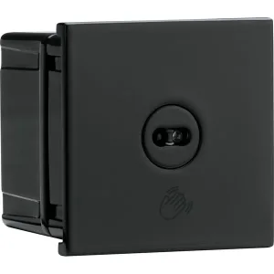 1G 1-Way Touchless Switch Module 50 x 50mm - Black