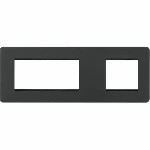 Knightsbridge 6G Modular Faceplate (2G + 4G) - Anthracite