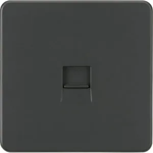 Knightsbridge Telephone Master Socket -Anthracite