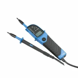 CAT III 2-Pole Tester with LED and LCD Display