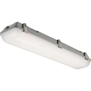 230V IP65 IK08 2ft Selectable 14W/26W CCT Adjustable Emergency Non-Corrosive