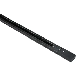 Knightsbridge 230V 10A Single Circuit Track Black 3 Metre