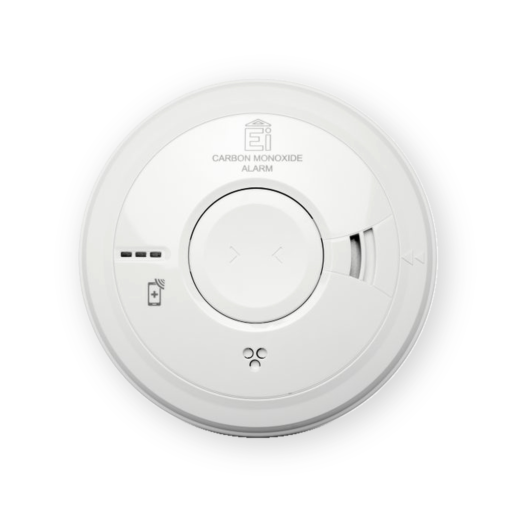 aico-ei3018-white-alarm Aico Ei3018 white carbon monoxide alarm with central test button