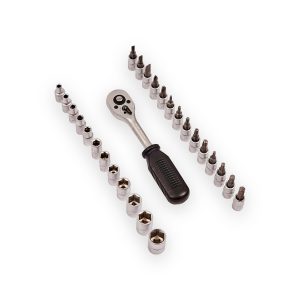 Amtech 1/4" drive socket and bit set – 27 Piece
