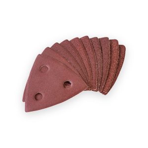 Amtech 10 Assorted aluminium oxide sanding sheets with dust extraction