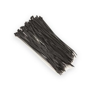 Amtech 100 Tie wraps (200mm x 2.5mm) - black