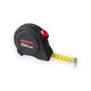 Amtech 10m x 25mm Self-locking measuring tape