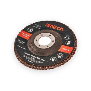 Amtech 115mm 40 grit flap disc