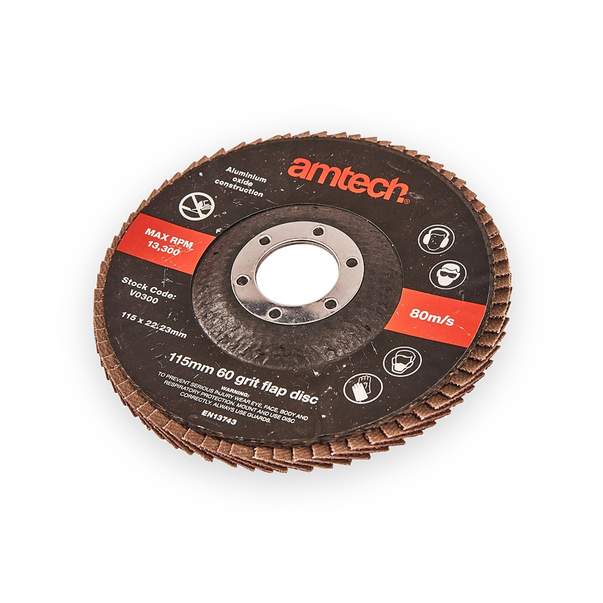 amtech-115mm-60-grit-flap-disc-5032759006625 Amtech 115mm 60 grit flap disc