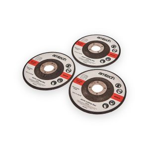 Amtech 115mm stone cutting disc set – 3 Piece