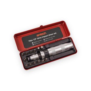 Amtech 13mm (1/2") drive impact driver set – 14 Piece