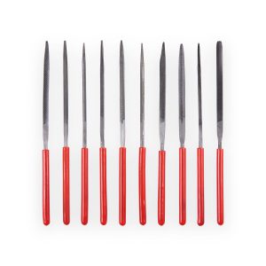 Amtech 140mm steel needle file set, 10 piece, E1750