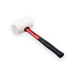Amtech 16oz (450g) White Rubber Mallet With Fibreglass Shaft