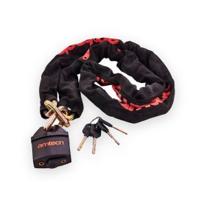 Amtech 180cm (72") Sleeved chain lock with square links