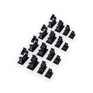 Amtech 20 self-adhesive cable clips