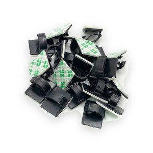 Amtech 20 Self-adhesive cable clips