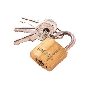 Amtech 20mm brass padlock