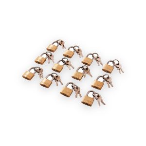Amtech 20mm brass padlock set – 12 Piece